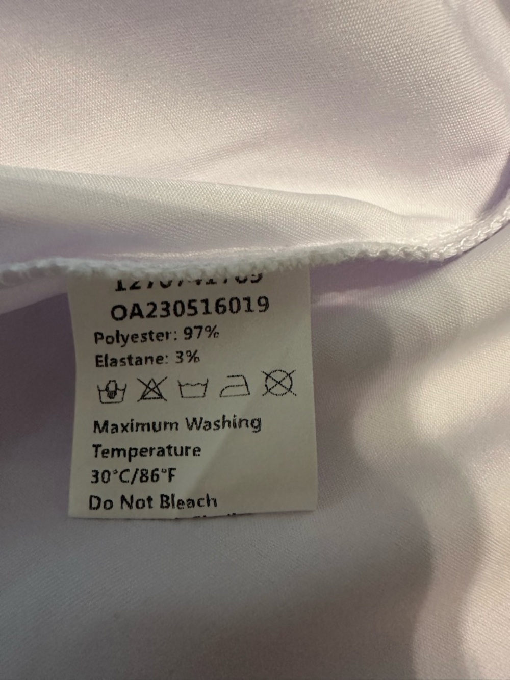 White Tie-Waist Button Front Shirt - Picture 6 of 6